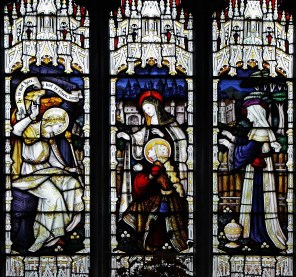 빈 무덤을 찾은 세 명의 마리아와 천사_photo by David_in the church of St Andrew in Norfolk_England.jpg